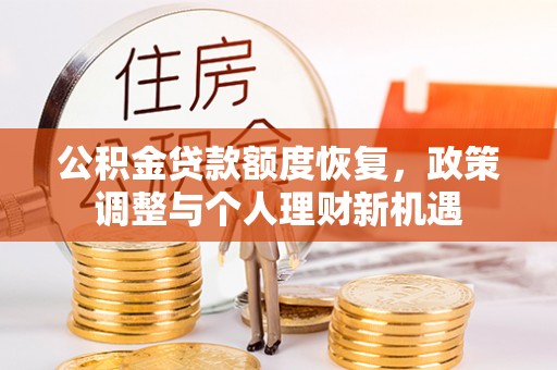 紫金公积金贷款额度恢复，政策调整与个人理财新机遇
