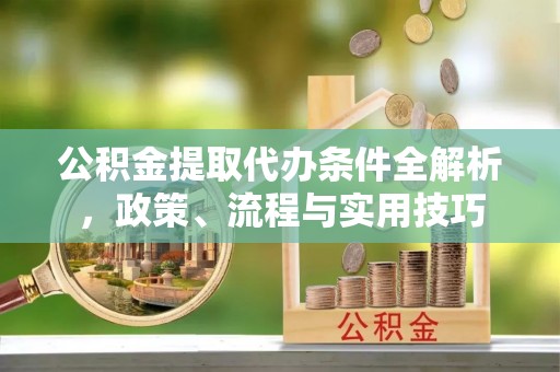 紫金公积金提取代办条件全解析，政策、流程与实用技巧